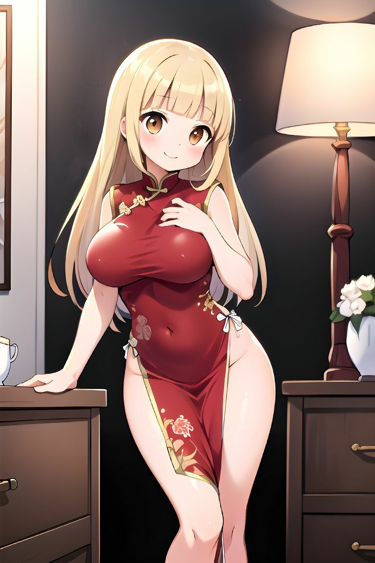 ロリ巨乳チャイナ娘のえっちなゆうわく サンプル3ページ目