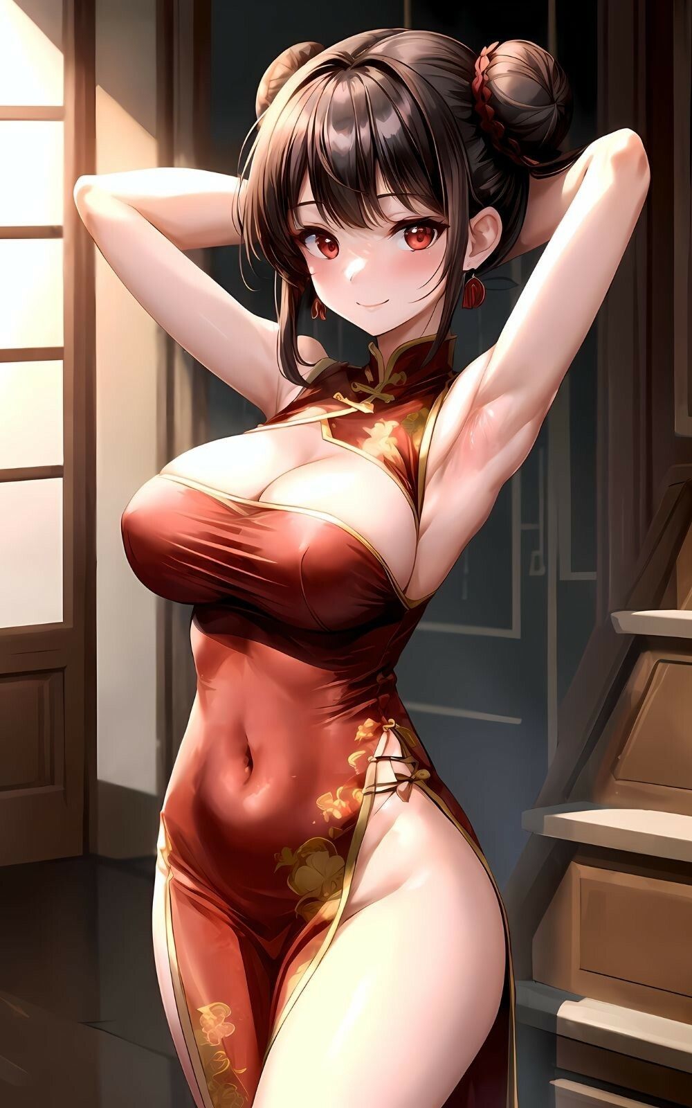 チャイナ服の彼女とやりまくり サンプル1ページ目