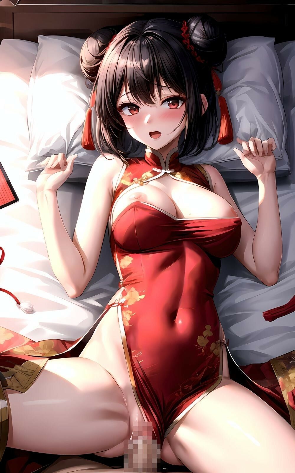チャイナ服の彼女とやりまくり サンプル5ページ目