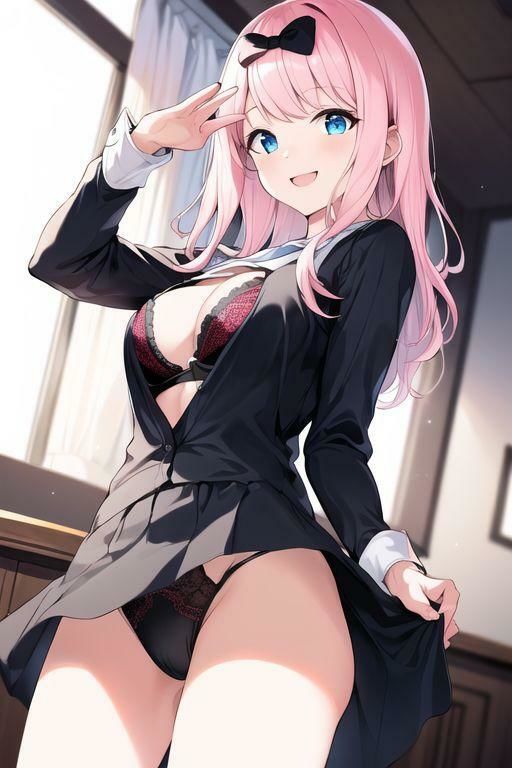 か○や様たちはパンツを見せたい サンプル4ページ目