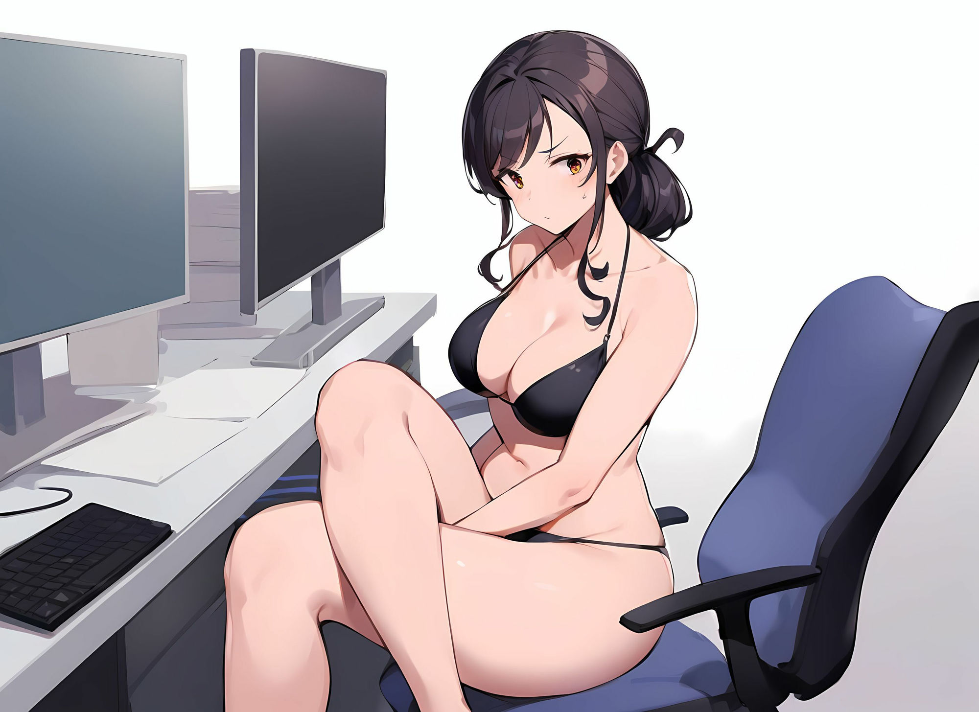 【金曜日は水着勤務】露出が多すぎるOL女子社員様達のいる素晴らしい職場 サンプル8ページ目