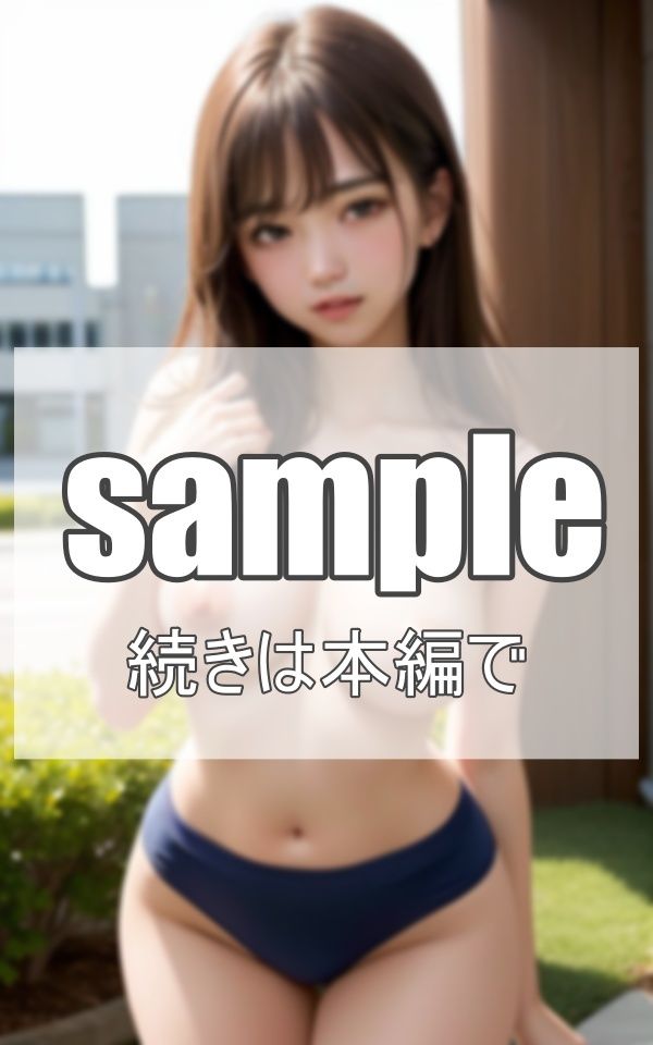 痴女同級生を露出調教中 サンプル1ページ目