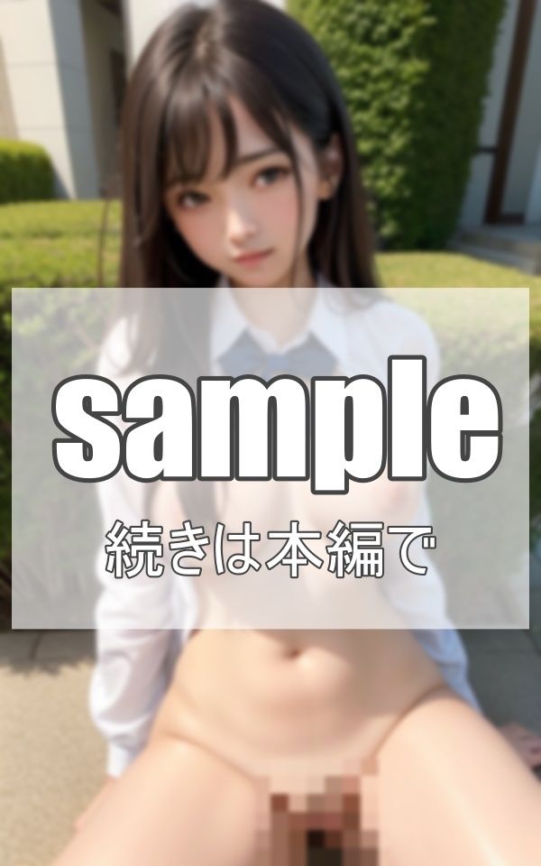 痴女同級生を露出調教中 サンプル4ページ目