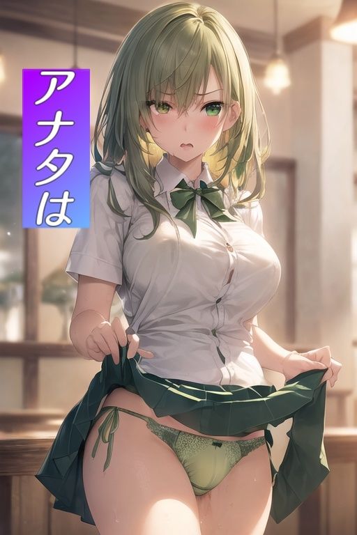 嫌顔スカートたくし上げパンツ〜カフェ店員編〜 サンプル5ページ目