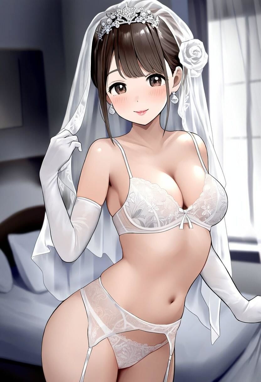 エロいウェディング下着・巨乳妻の純白パンツ＜500枚＞ サンプル4ページ目