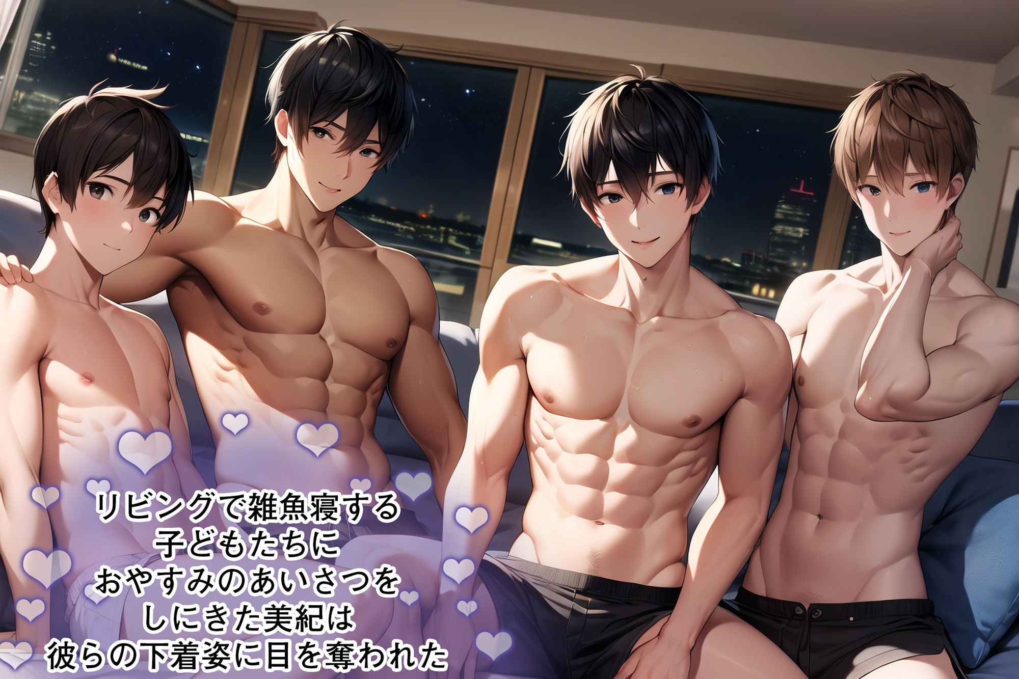 淫乱家族 ＃3 デカ乳叔母さんとの肉体関係！こっそりで気持ちが良すぎ〜 サンプル2ページ目