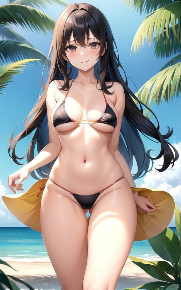 ビーチで見つけた露出女子 サンプル2ページ目