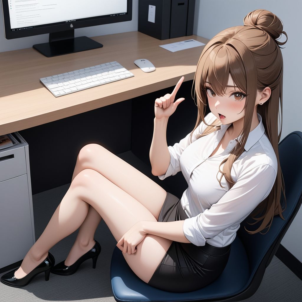 誰も居ないオフィスで開始される残業！パイズリとフェラが得意な秘書さん サンプル1ページ目