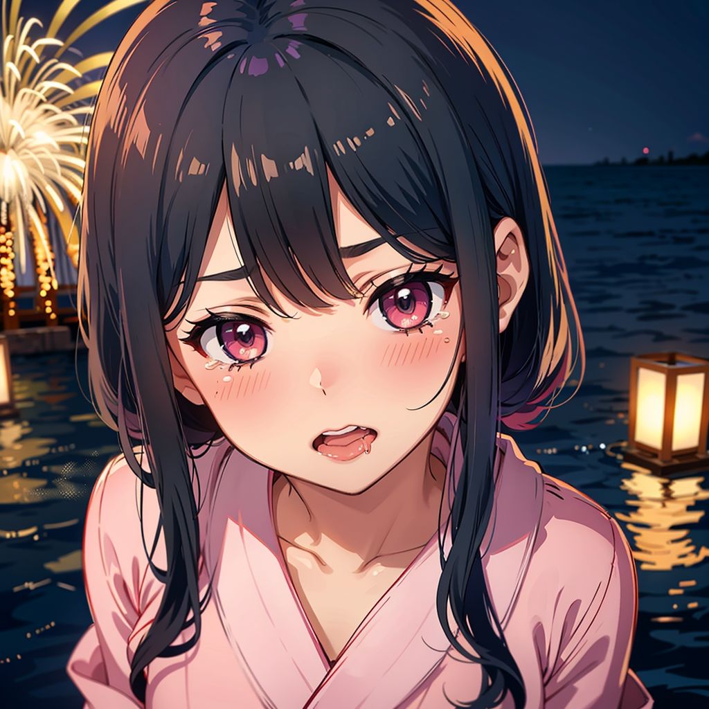 花火の夜に発情 サンプル1ページ目
