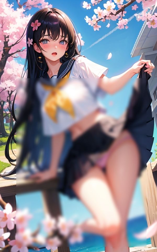 風が強いと見えちゃう サンプル4ページ目
