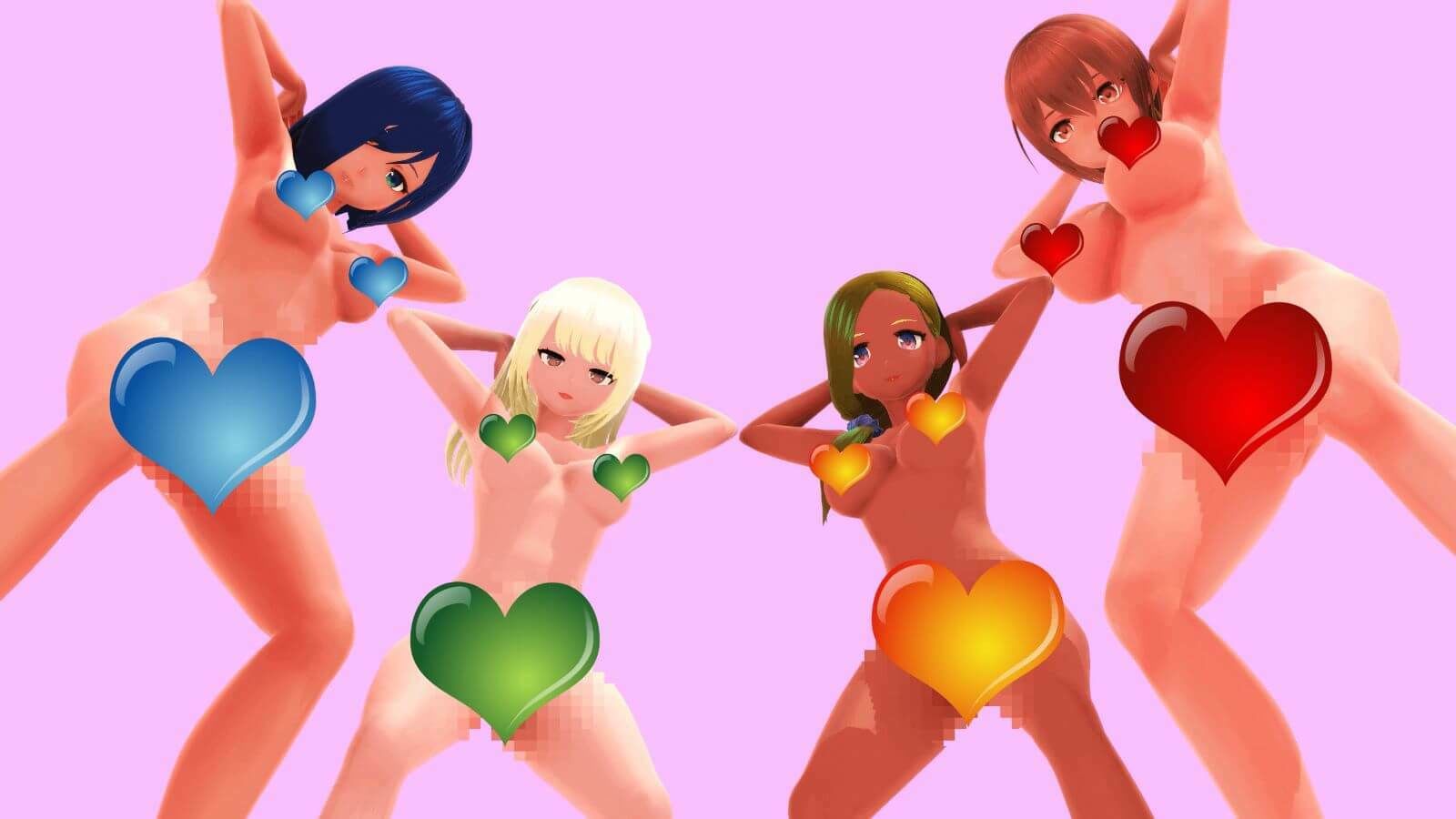 【ふたなりダンス】JKたちのチンプラエクササイズ（応援版） サンプル4ページ目