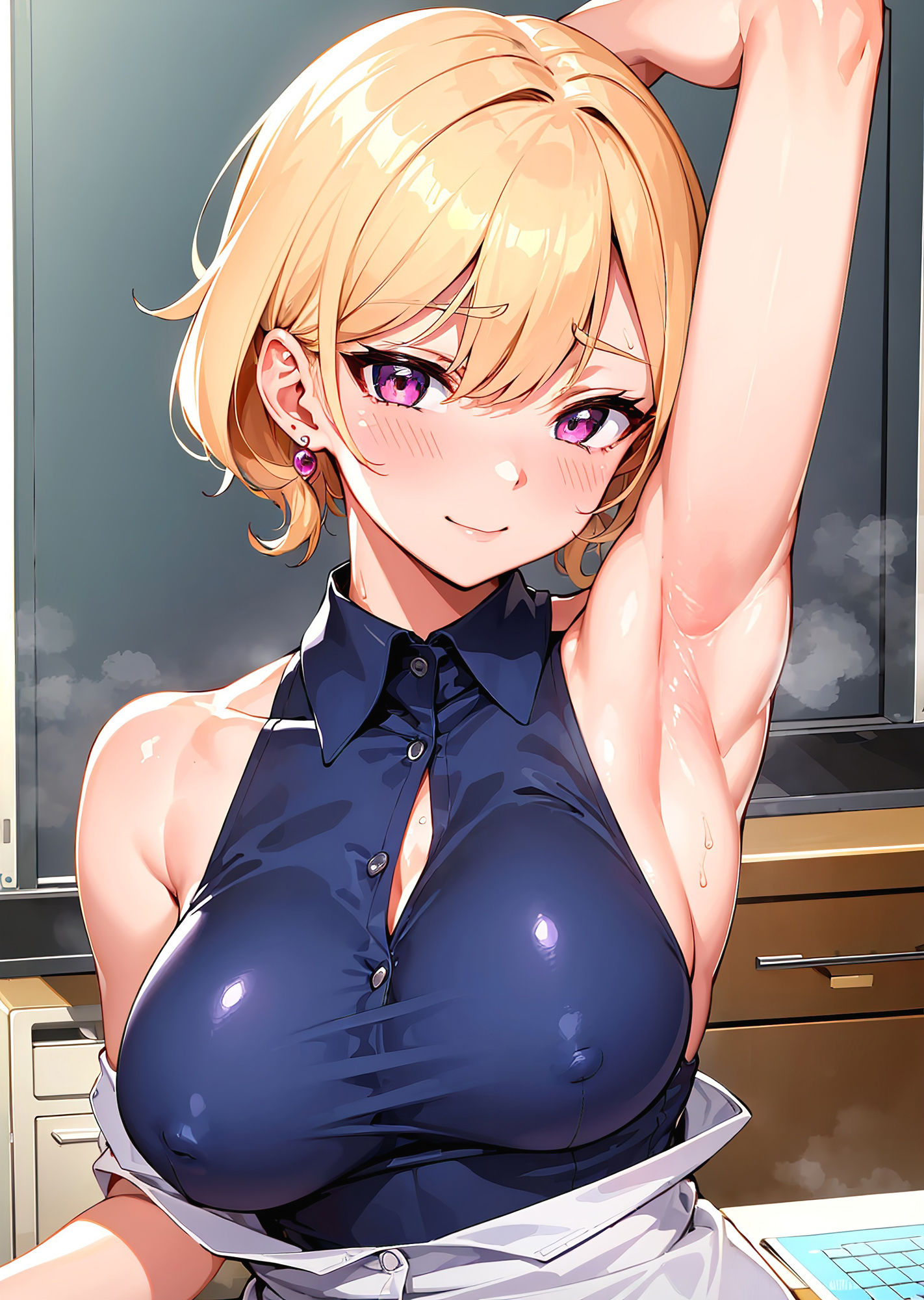 先輩OLの脇2 サンプル3ページ目