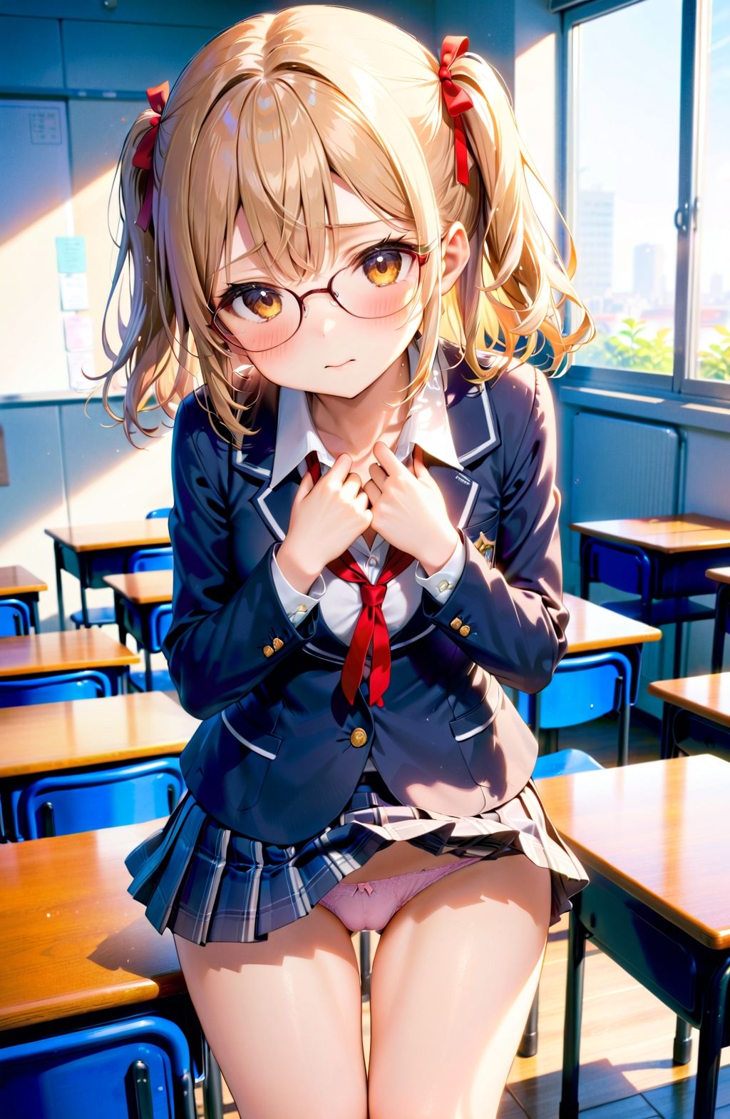眼鏡美少女＃1 サンプル1ページ目
