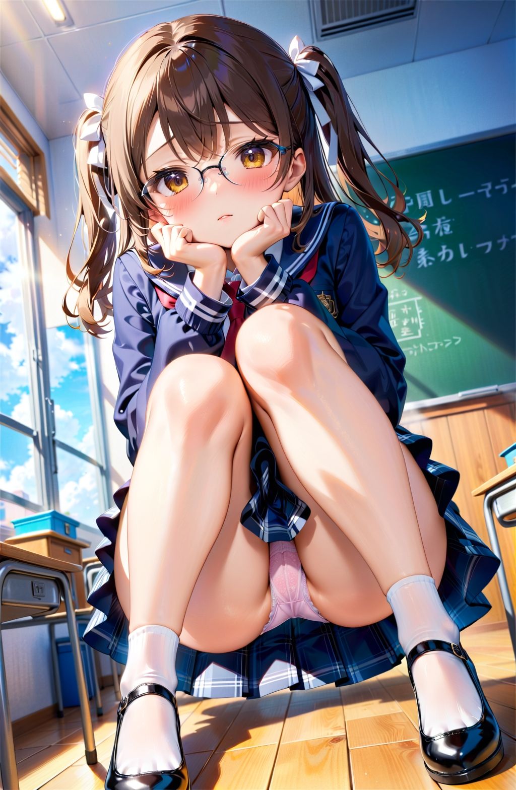 眼鏡美少女＃1 サンプル4ページ目