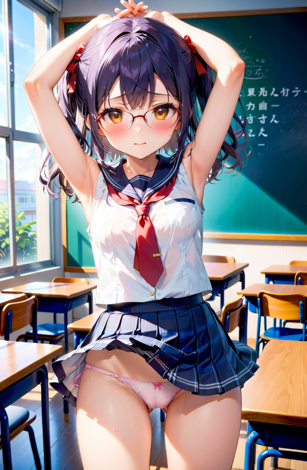 眼鏡美少女＃1 サンプル6ページ目