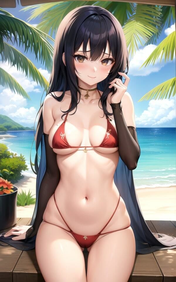 ビーチで見つけた脱いでくれるエロ娘 サンプル1ページ目