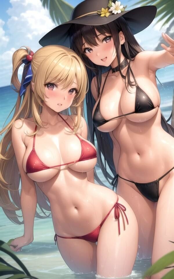 ビーチで見つけた露出女子2 サンプル1ページ目