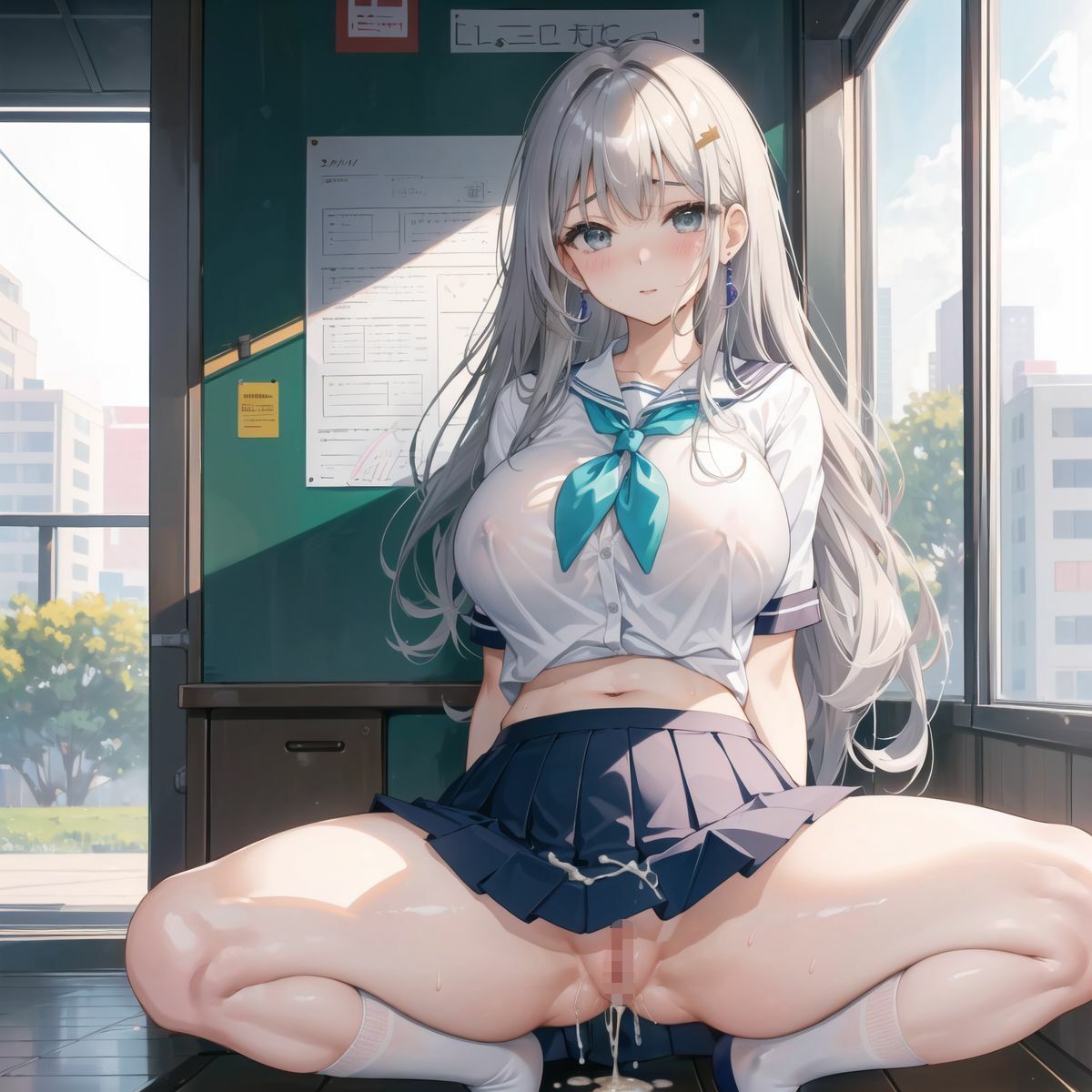 媚薬を使って女子生徒全員に無許可中出し記念撮影part2 サンプル5ページ目