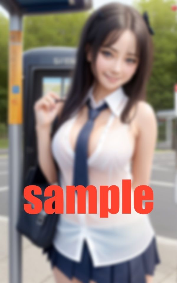 学校サボるバス待ち美女 サンプル6ページ目
