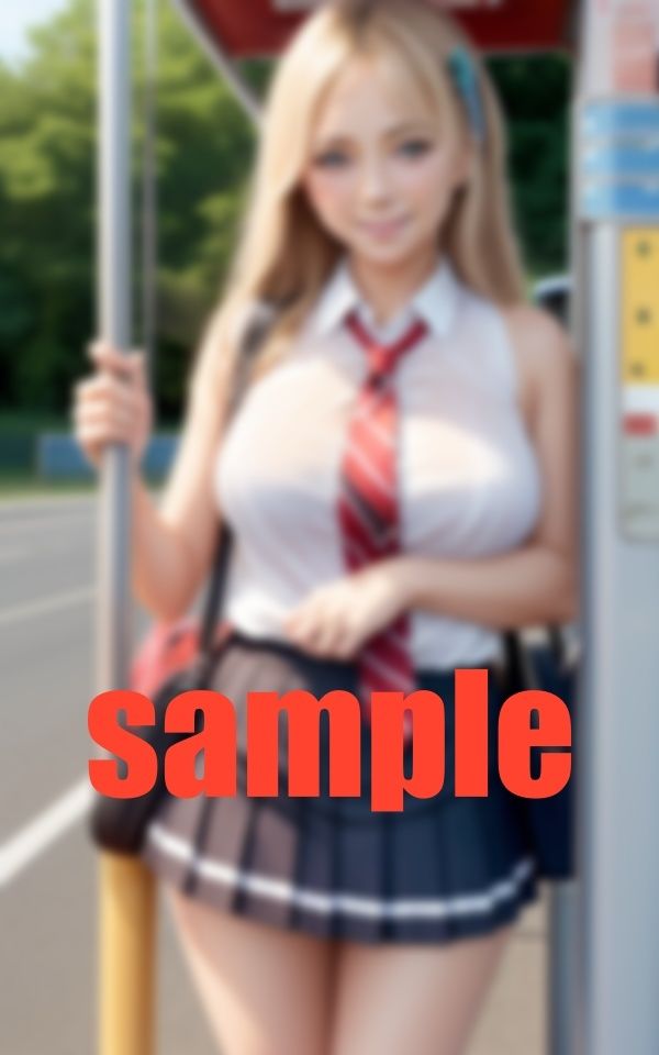 学校サボるバス待ち美女 サンプル8ページ目