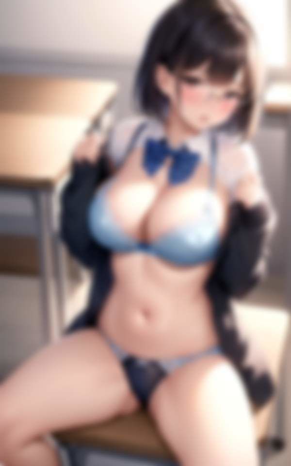 真面目な巨乳生徒会長が催●アプリで大胆ド変態に サンプル2ページ目