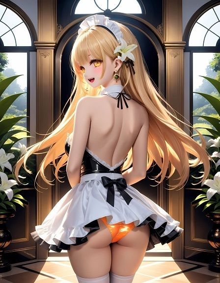 えちえちメイドのネオンカラーパンツ〜ローアングル編〜 サンプル3ページ目