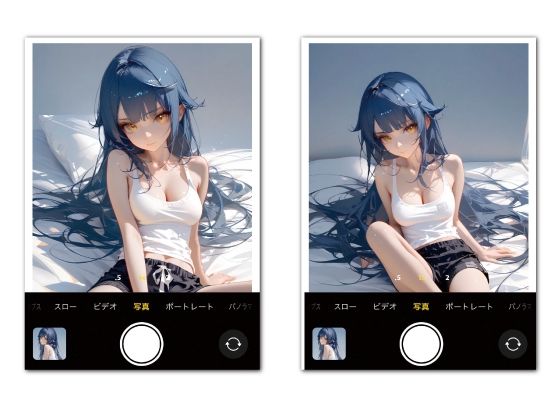 休日の朝、寝起きの彼女に・・・ サンプル2ページ目