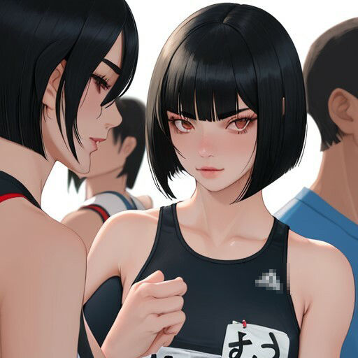 ボブカットこれくしょん サンプル1ページ目
