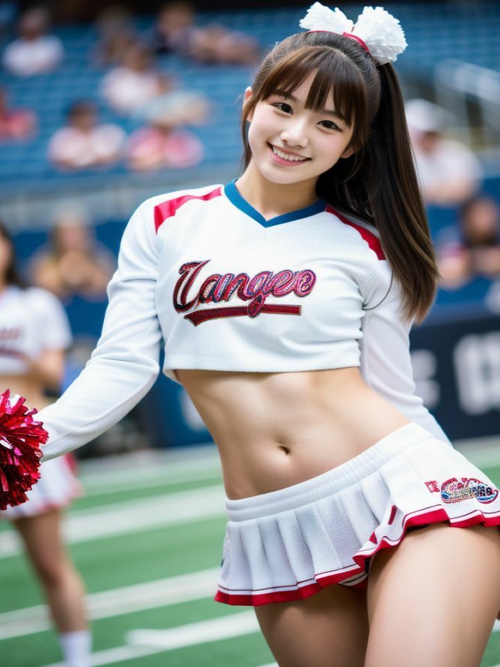 フェロモン香水を塗って部活に出るとチアガールたちがびっちに変貌した サンプル1ページ目