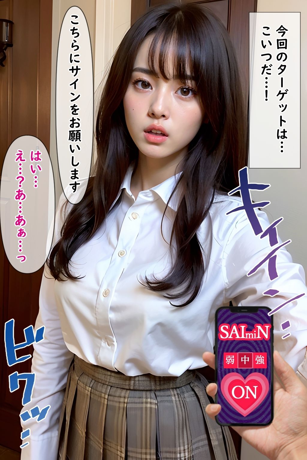 【R18着替えベスト100】催●宅配便2:留守番中のJK編 サンプル6ページ目