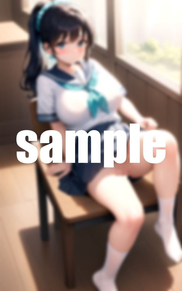 豊満同級生がま ◯こを見せてきます サンプル2ページ目