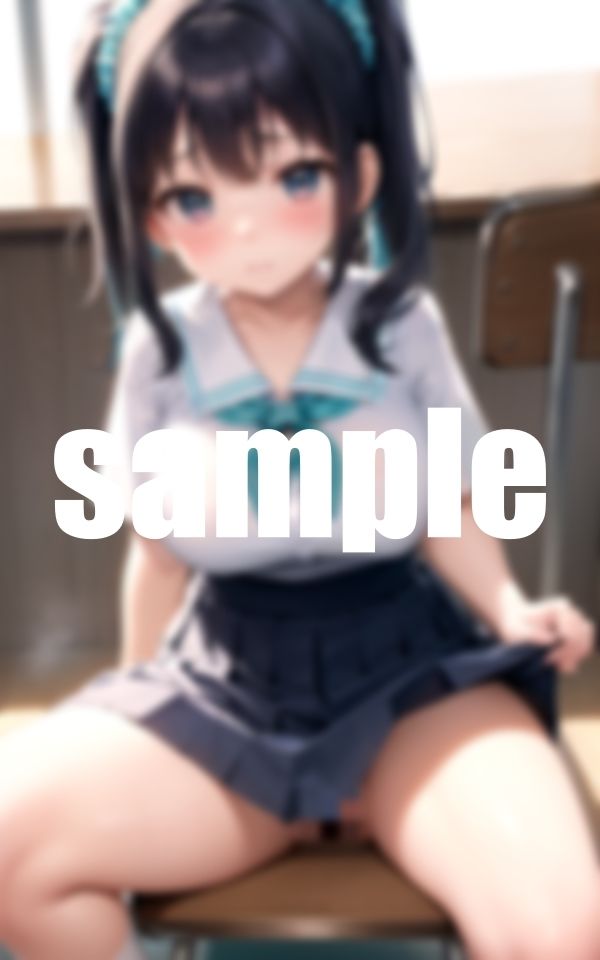 豊満同級生がま ◯こを見せてきます サンプル8ページ目