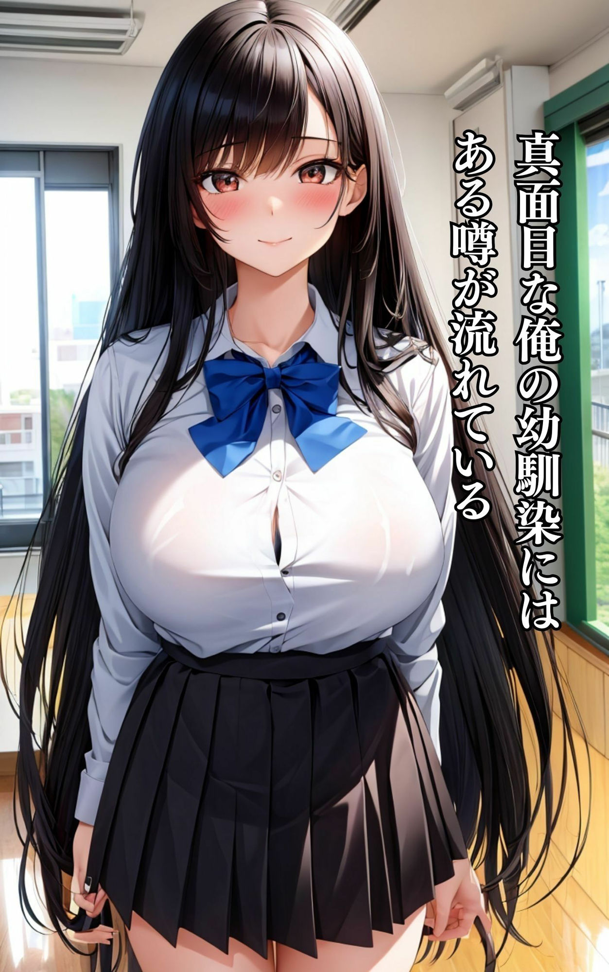 まじめだと思っていた幼馴染は頼めばなんでもしてくれるビッチだった！ サンプル2ページ目