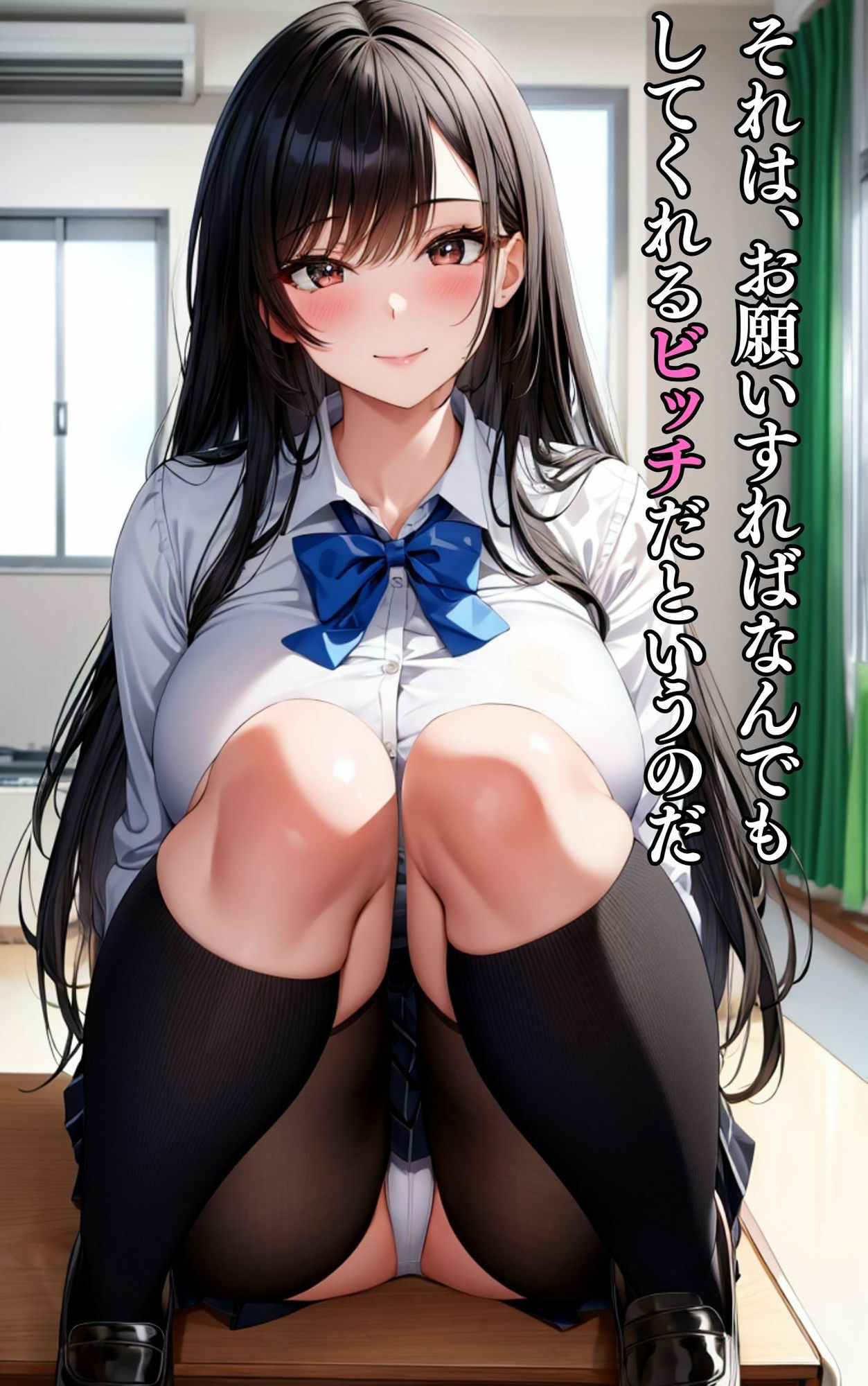 まじめだと思っていた幼馴染は頼めばなんでもしてくれるビッチだった！ サンプル3ページ目