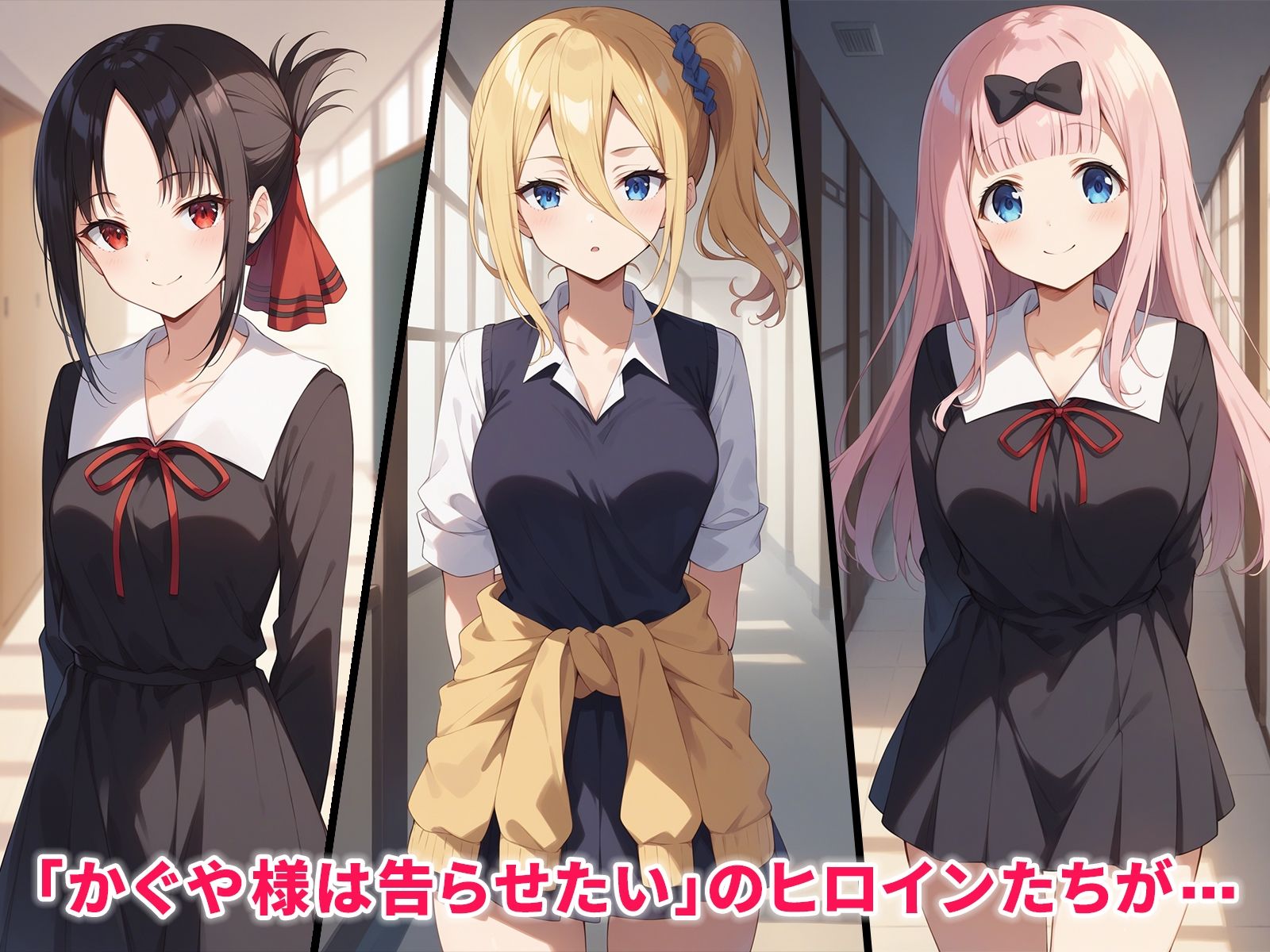 秀知院学園の美少女トリオが催●おじさんに全員チン負けして寝取られ孕まされる話 サンプル1ページ目