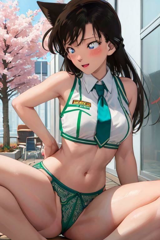 名探偵コナ◯ ◯利 蘭みたいなお姉ちゃん サンプル2ページ目