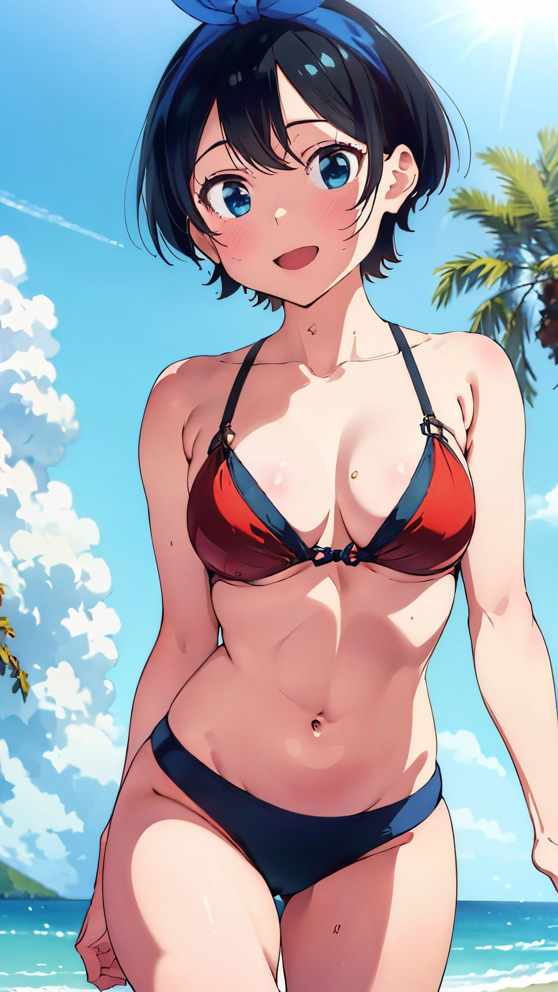 魅惑のAI画像シリーズ 3 更〇瑠夏ちゃん 降臨！！ サンプル1ページ目