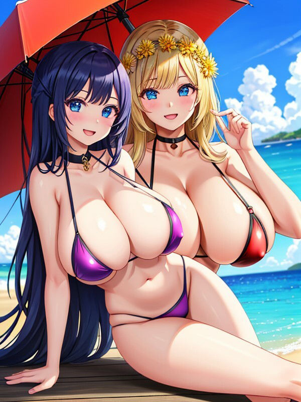 水着美女 サンプル1ページ目