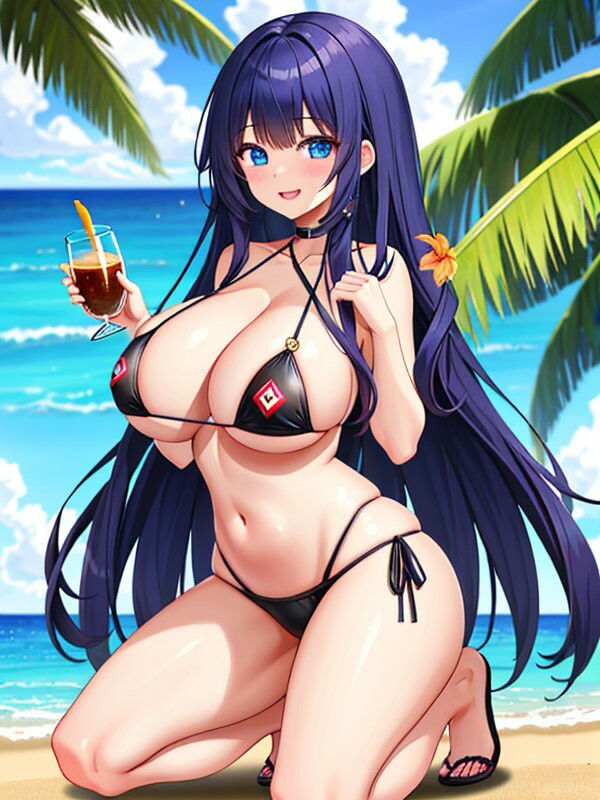 水着美女 サンプル2ページ目