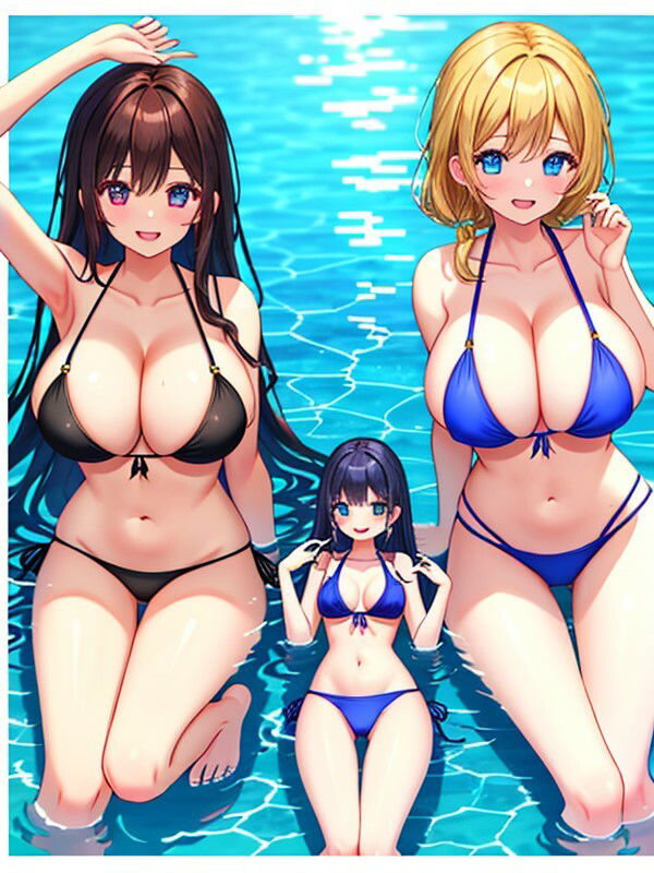 水着美女 サンプル2ページ目