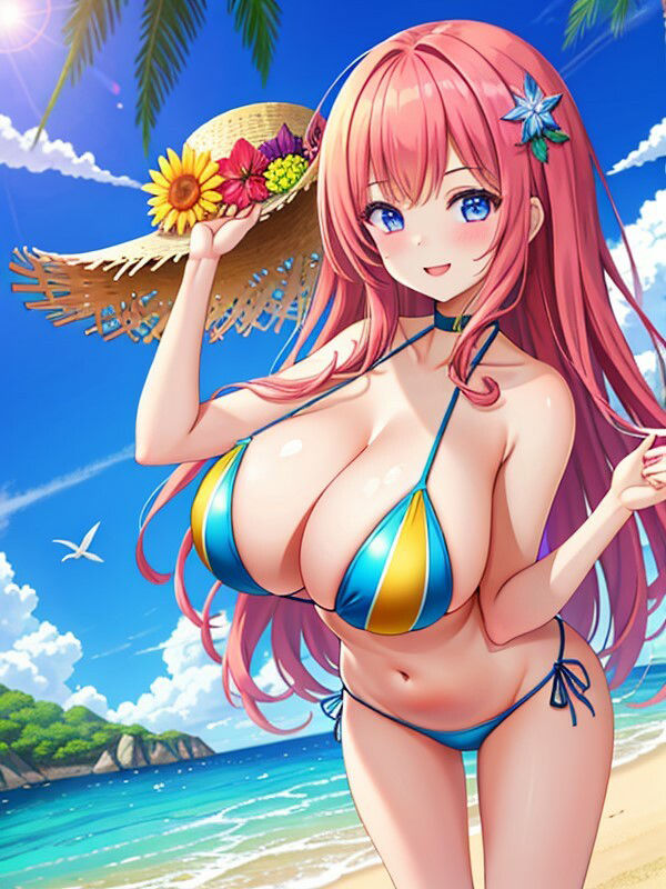 水着美女 サンプル3ページ目