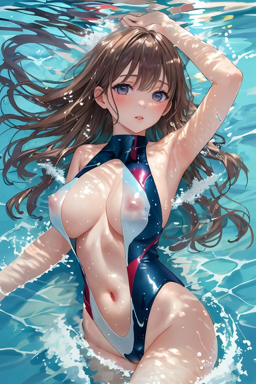 放課後のプールはHでした。 サンプル4ページ目