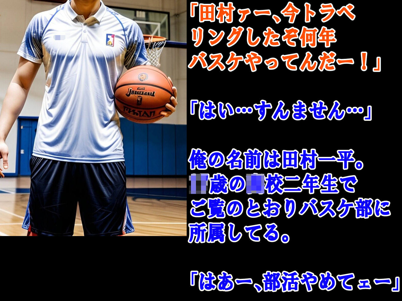 幼馴染でバスケ部エースのボーイッシュ巨乳イケメン女子を孕ませた話 サンプル1ページ目