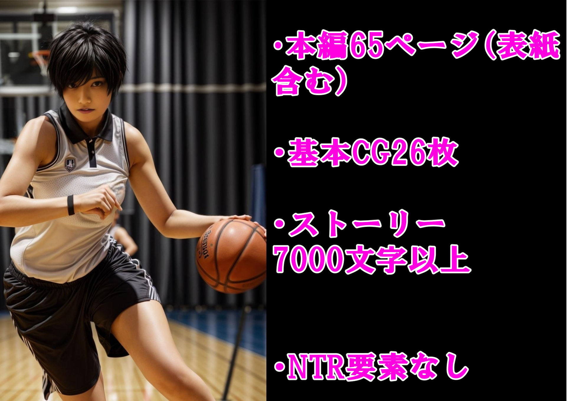 幼馴染でバスケ部エースのボーイッシュ巨乳イケメン女子を孕ませた話 サンプル10ページ目