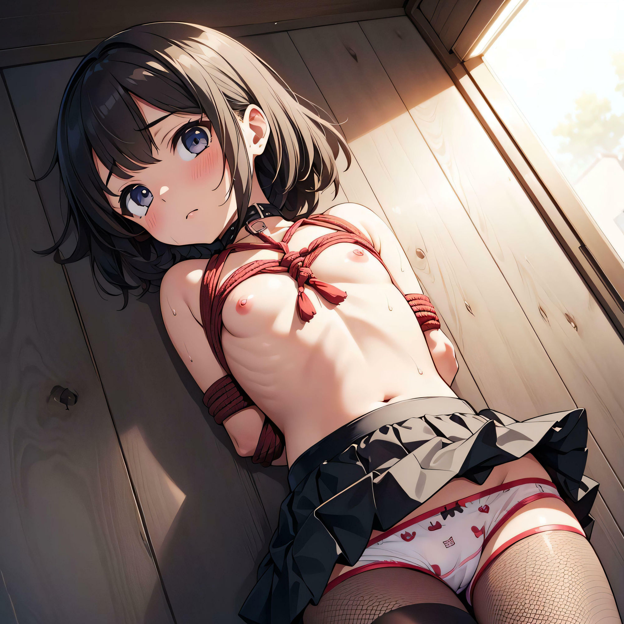 緊縛少女・璃子の淫らな願望〜縛られて感じる秘密の悦び〜 サンプル6ページ目