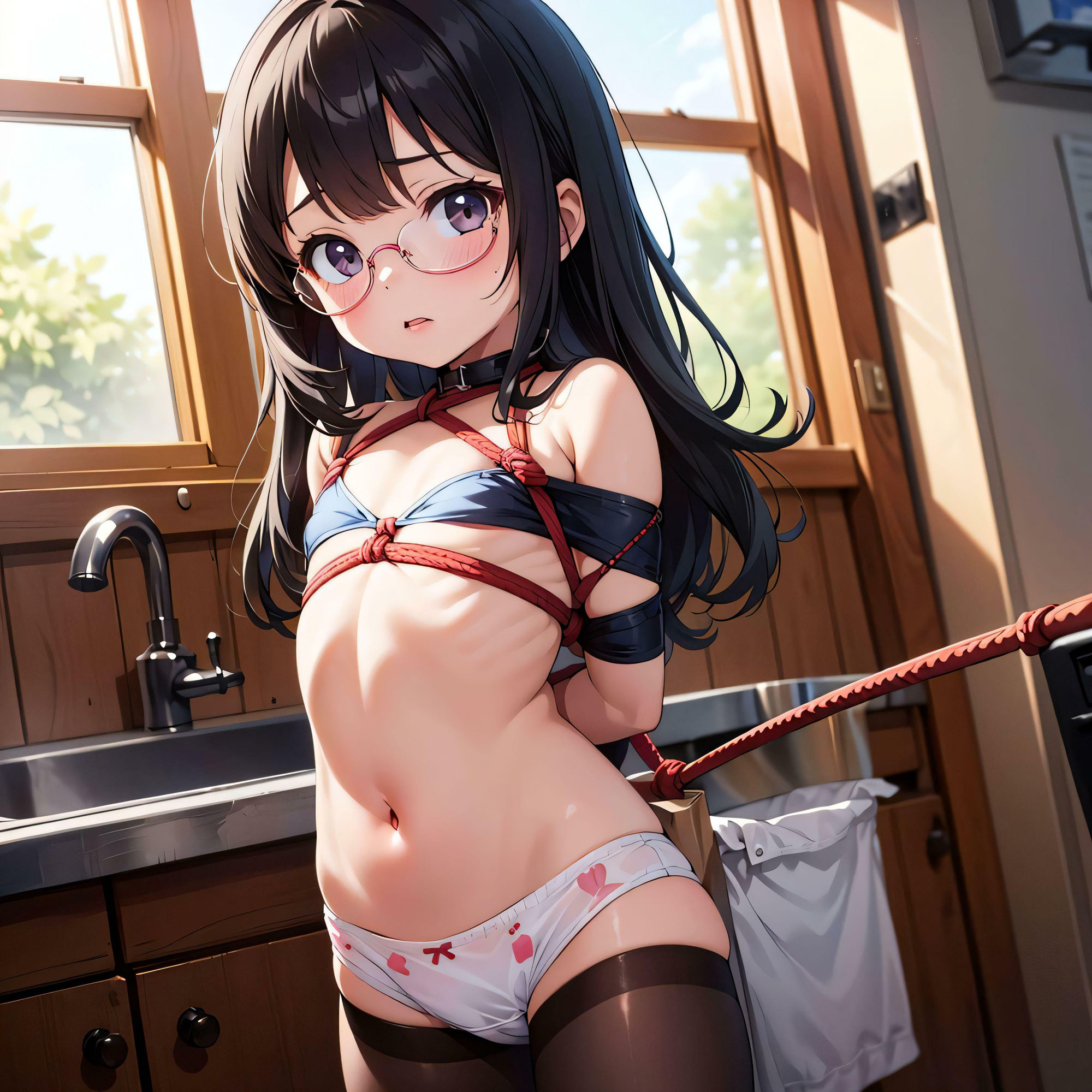 緊縛少女・璃子の淫らな願望〜縛られて感じる秘密の悦び〜 サンプル7ページ目
