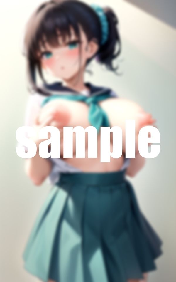 育ち盛りな女◯◯生は爆乳おっぱいオバケ サンプル2ページ目