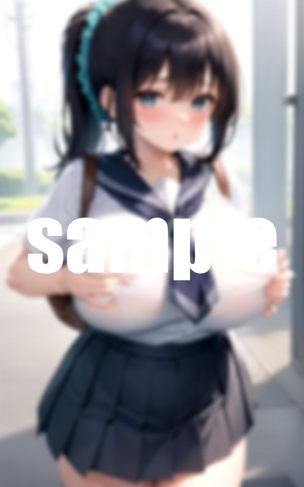 育ち盛りな女◯◯生は爆乳おっぱいオバケ サンプル6ページ目