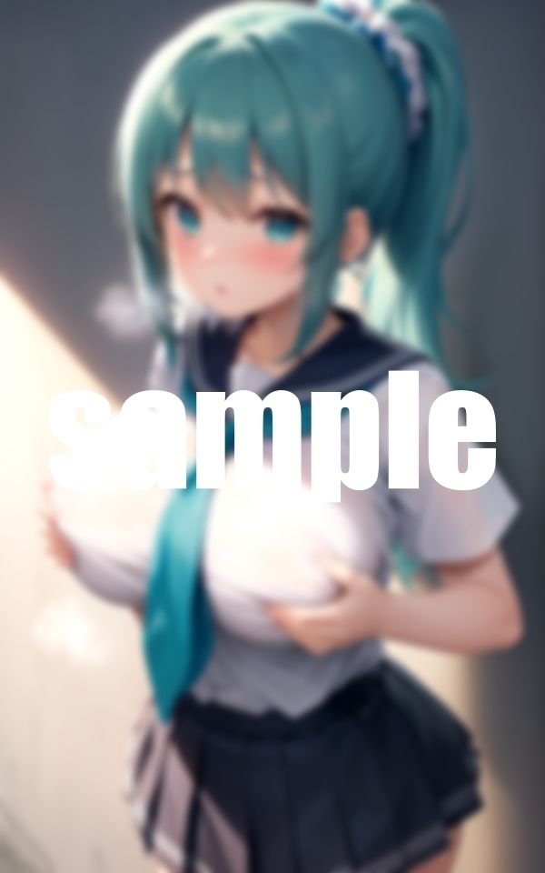育ち盛りな女◯◯生は爆乳おっぱいオバケ サンプル9ページ目