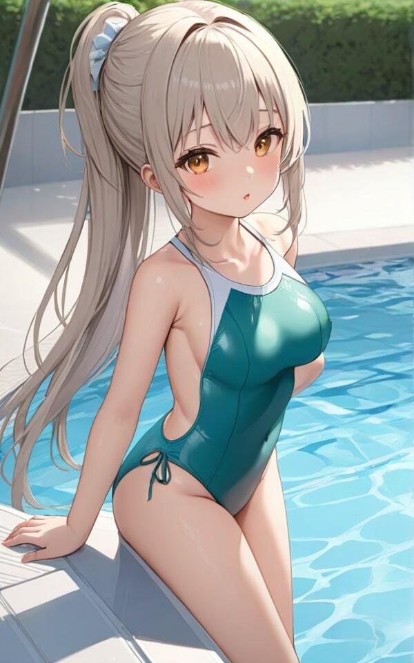 巨乳ギャルのセクシーな水着 この水着、露出度高いかも！ サンプル7ページ目